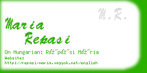 maria repasi business card